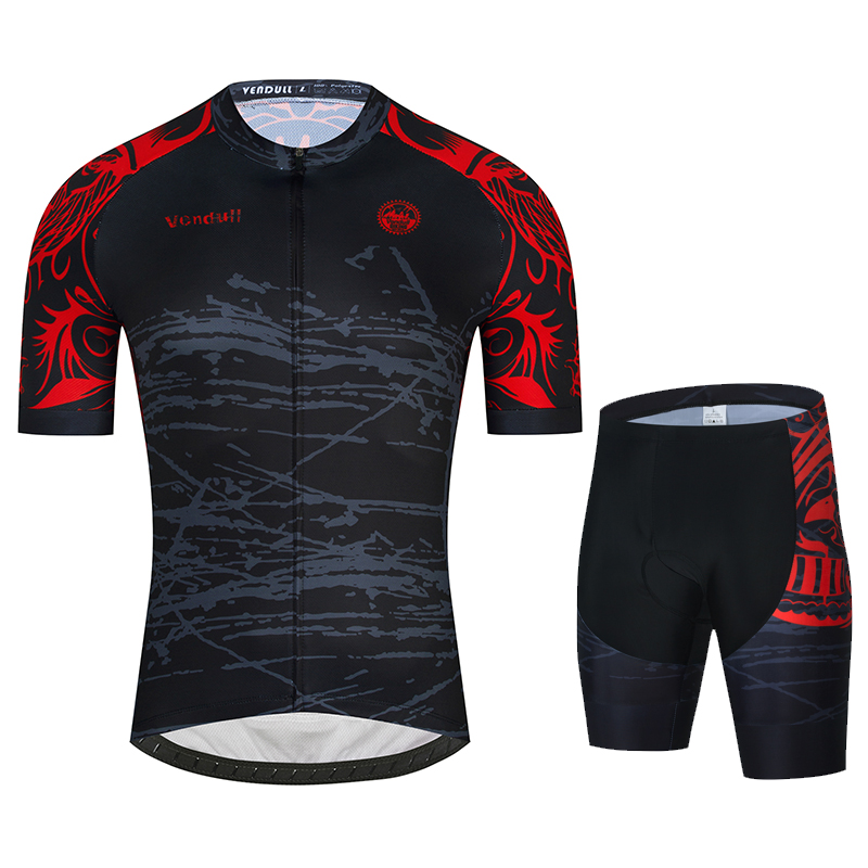 Cycling Commuter Shorts - Men's short sleeved outdoor sportswear cycling
