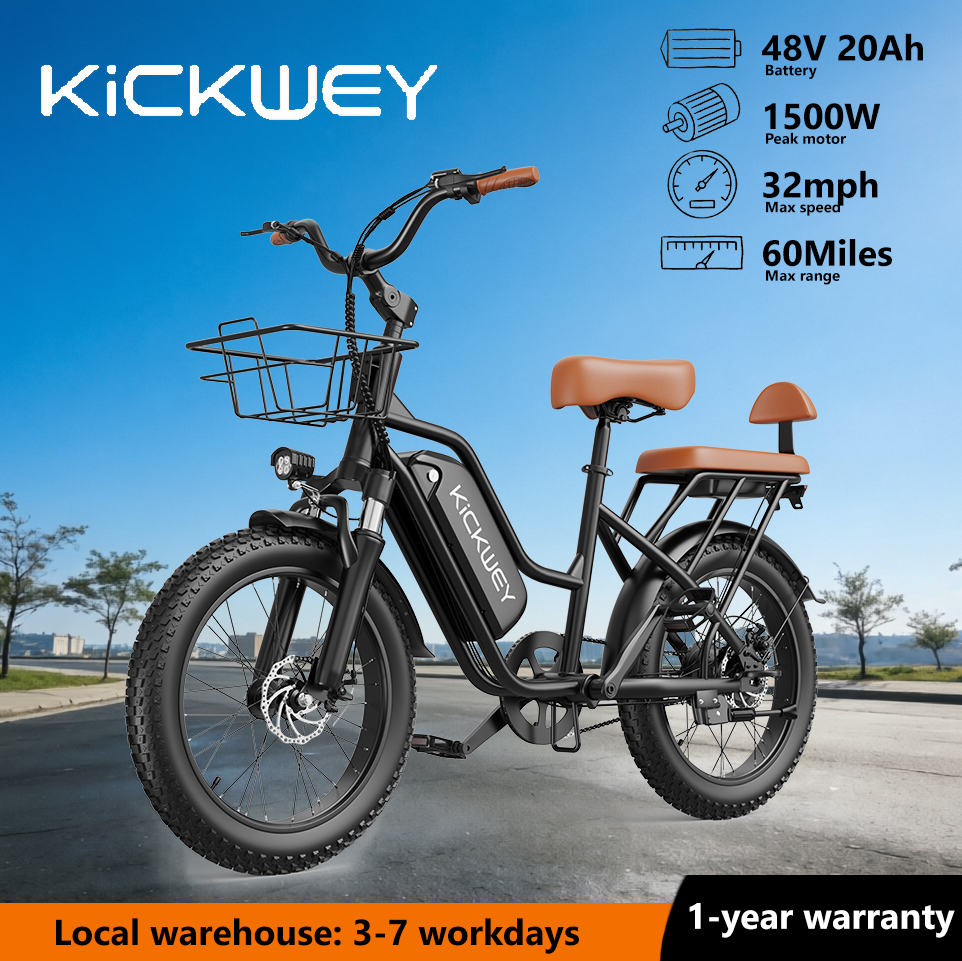 Commuter Biking - Kickwey LD20 Electric Bike for Adults
