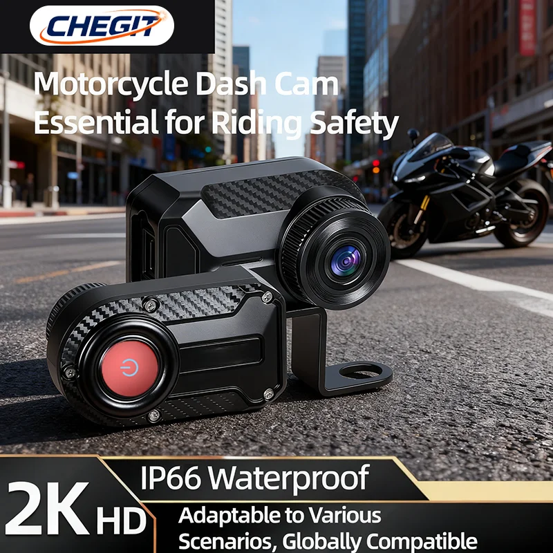 Cycling Loop - 2K HD Motorcycle DVR Waterproof IP66