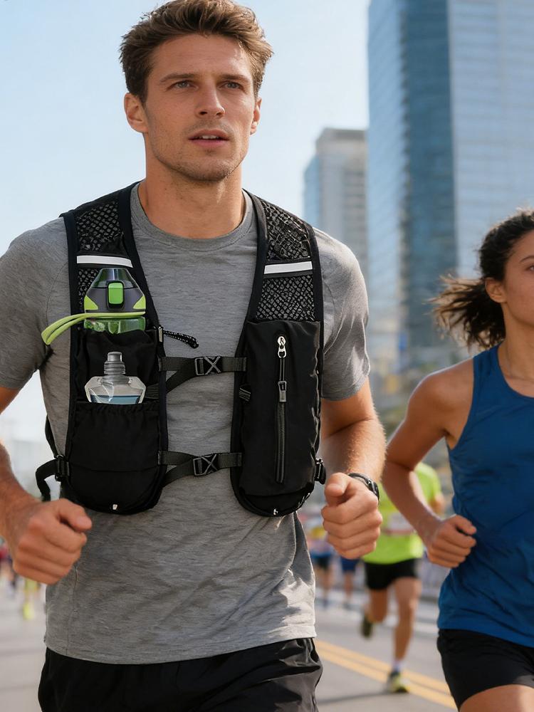 Running Vest Reflective Breath - Reflective Vest Cycling ulasan dan harga