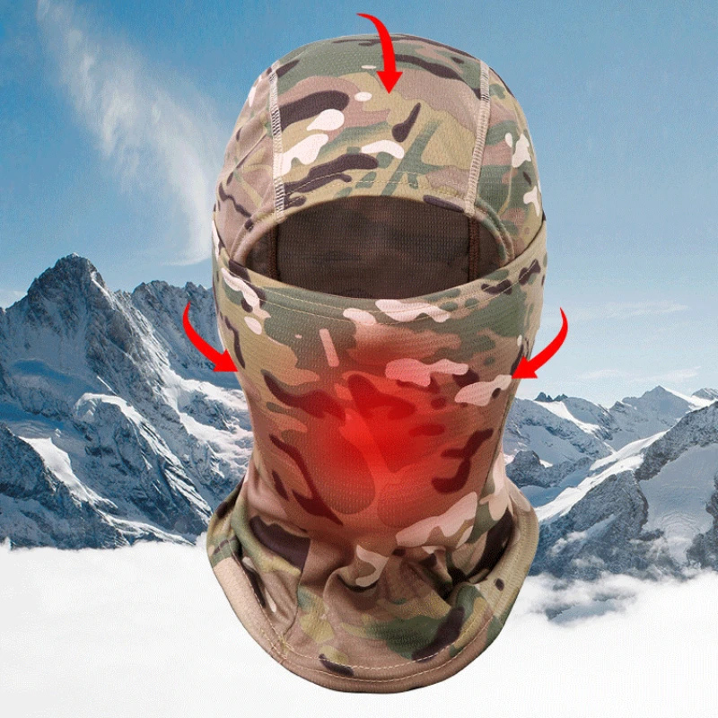Camouflage Balaclava 3D Face M - Cycling Loop ulasan dan harga