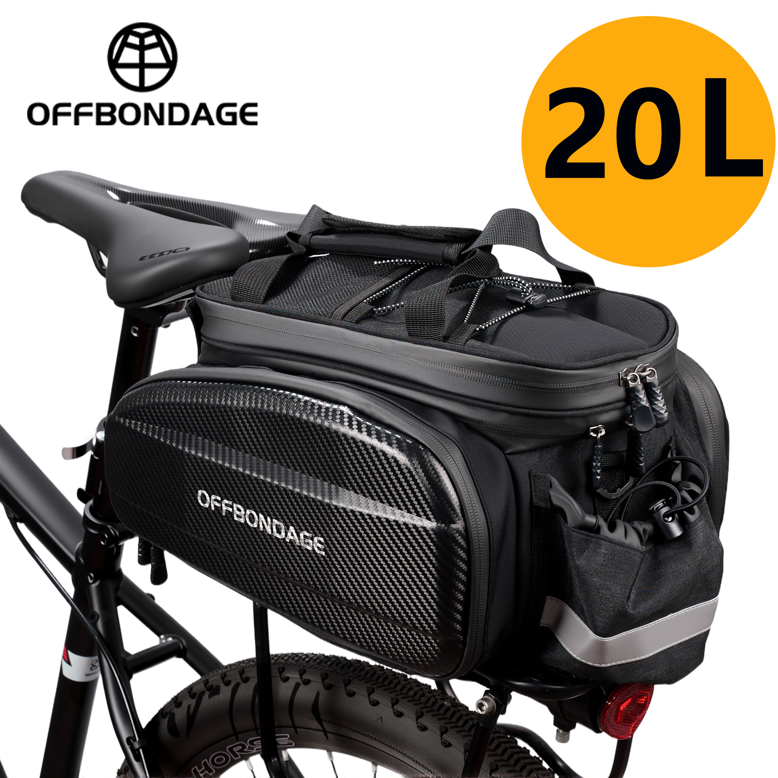 OFFBONDAGE 20L Bicycle Rear Se - Cycling Journey ulasan dan harga