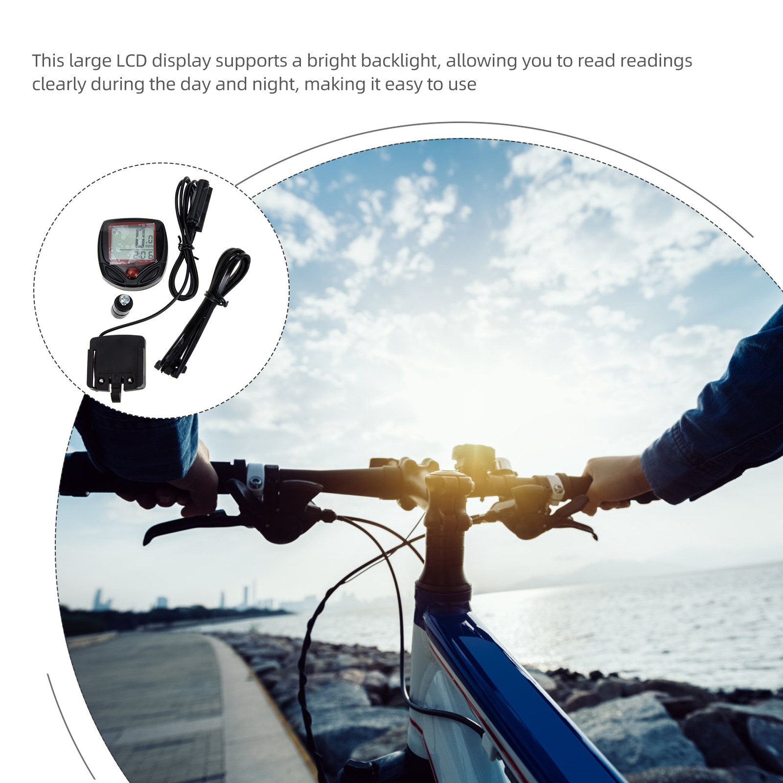 1Set Professional Bike Speedom - Waterproof Cycling Commute ulasan dan harga