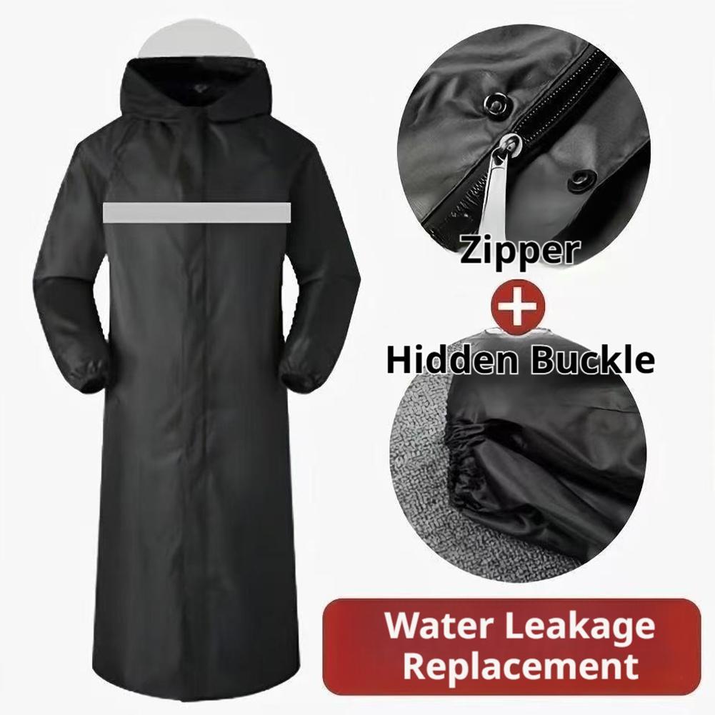 Unisex Full-Body Raincoat with - Cycling Commute In Rain ulasan dan harga