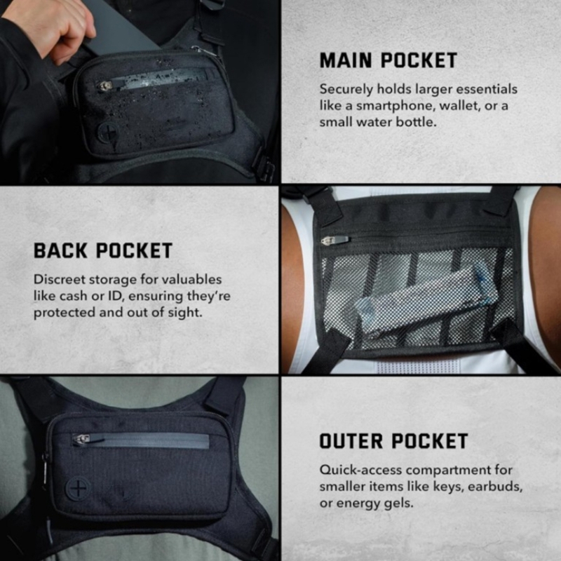 Reflective Vest Bag Light Weig - Reflective Vest Cycling ulasan dan harga