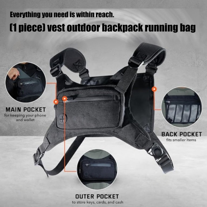 Reflective Vest Bag Light Weig - Reflective Vest Cycling ulasan dan harga