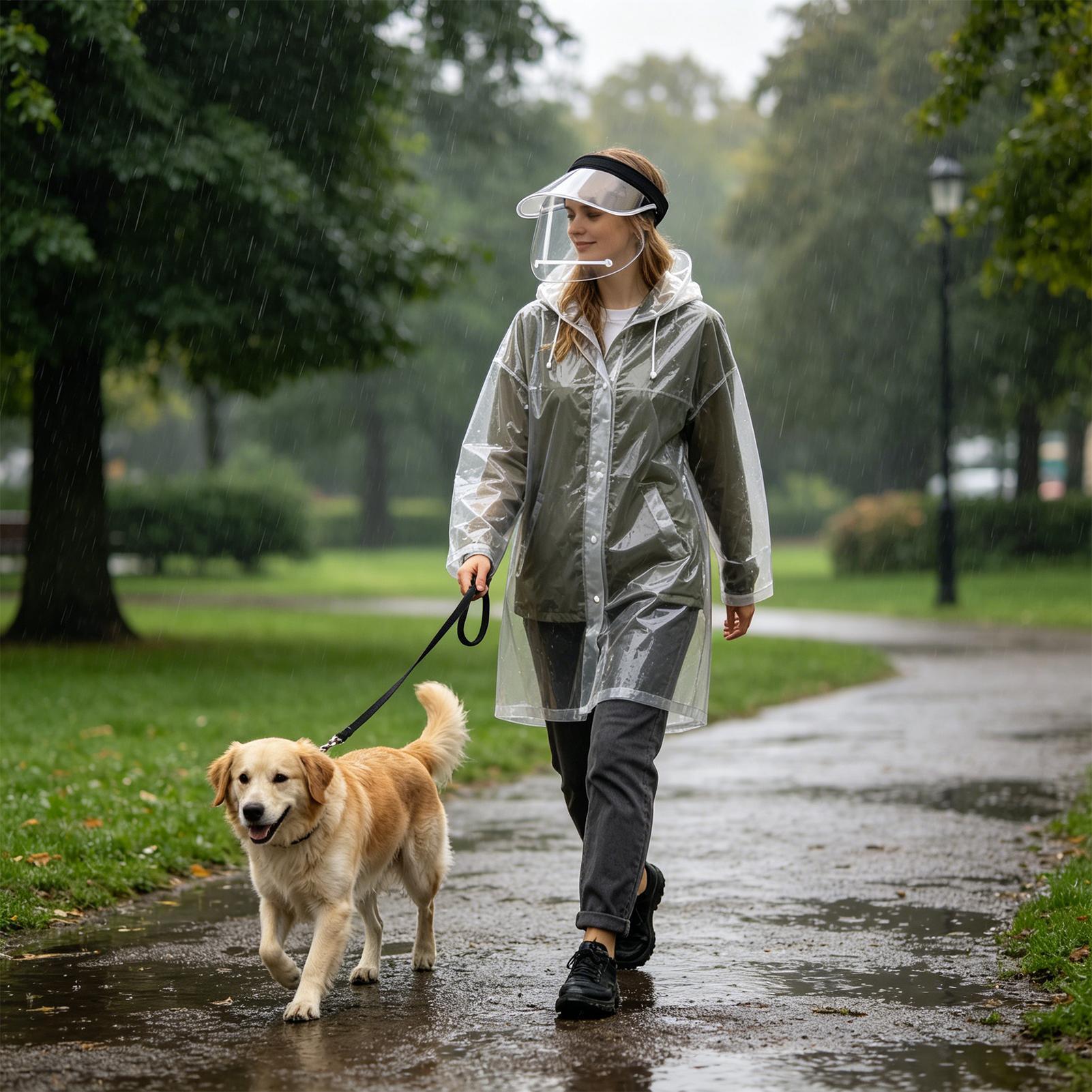 Rain Shield For Face Wide Brim - Cycling Commute In Rain ulasan dan harga