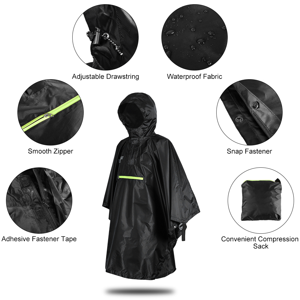Bicycle Raincoat Rain Coat Rai - Cycling Rain Jacket Commute ulasan dan harga