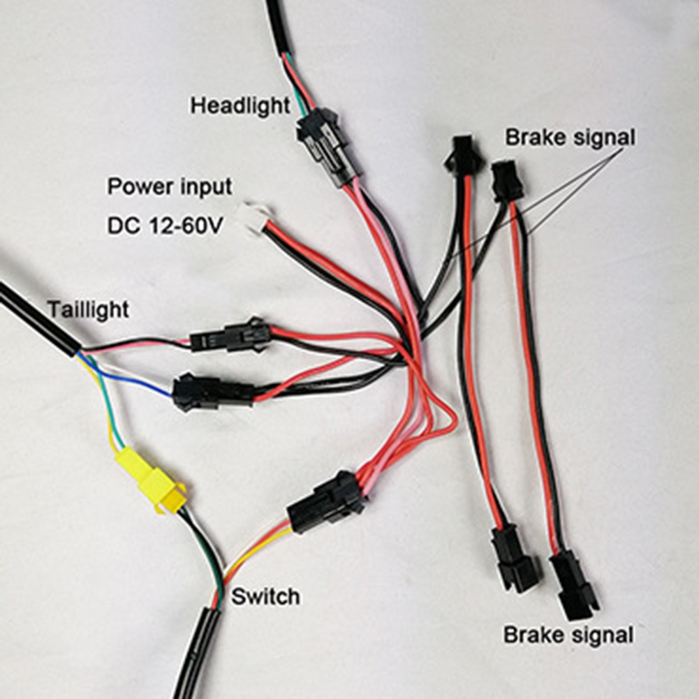 24-60V Electric Bike Light Con - Bike Light Front Rear ulasan dan harga