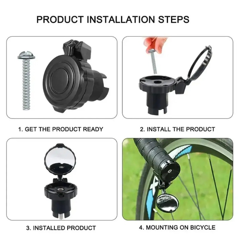 Bicycle Rearview Mirror Handle - Cycling Zones ulasan dan harga