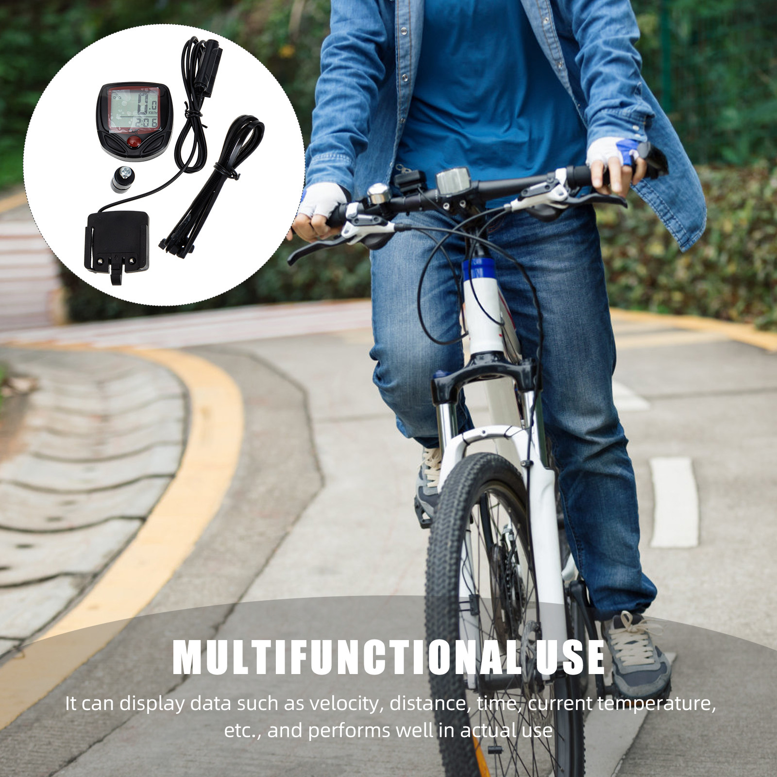 1Set Professional Bike Speedom - Waterproof Cycling Commute ulasan dan harga