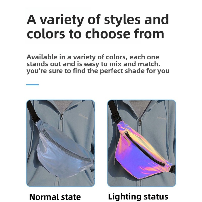 Reflective Crossbody Bag Multi - Cycling Commute ulasan dan harga
