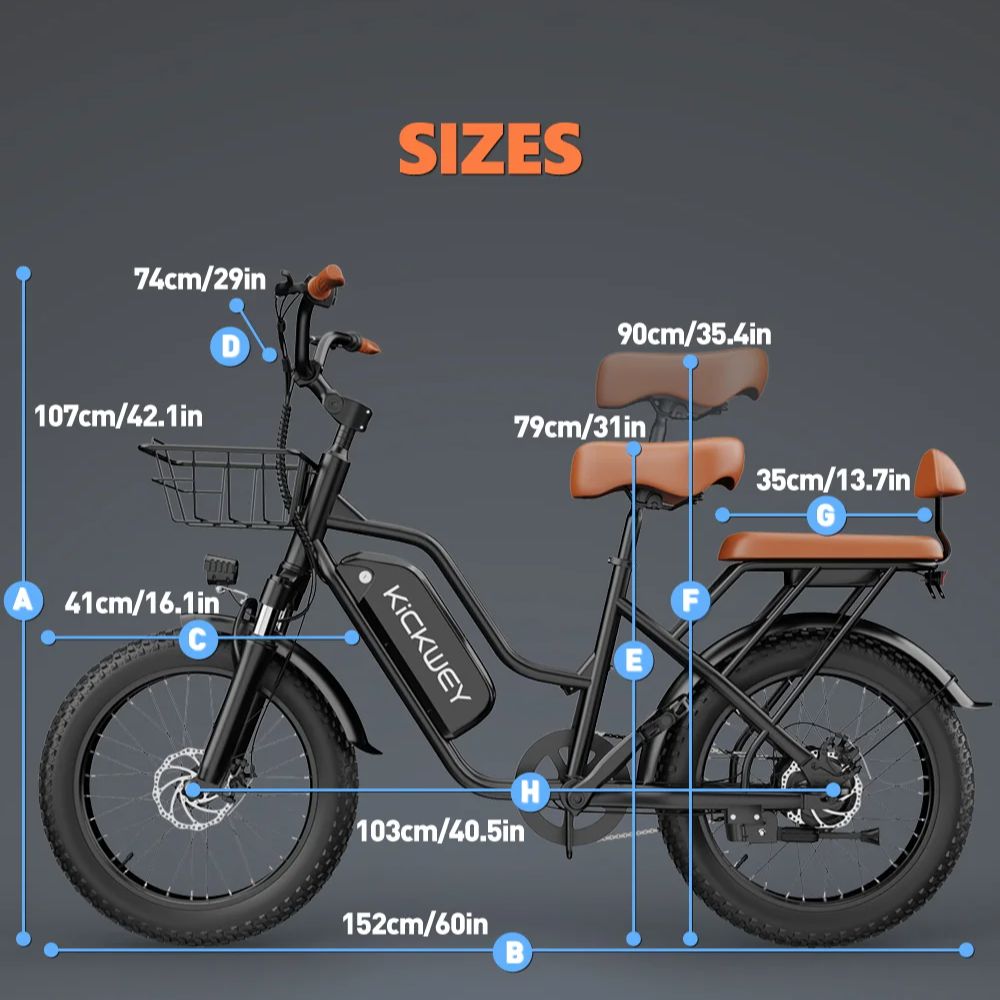 Kickwey LD20 Electric Bike for - Commuter Biking ulasan dan harga
