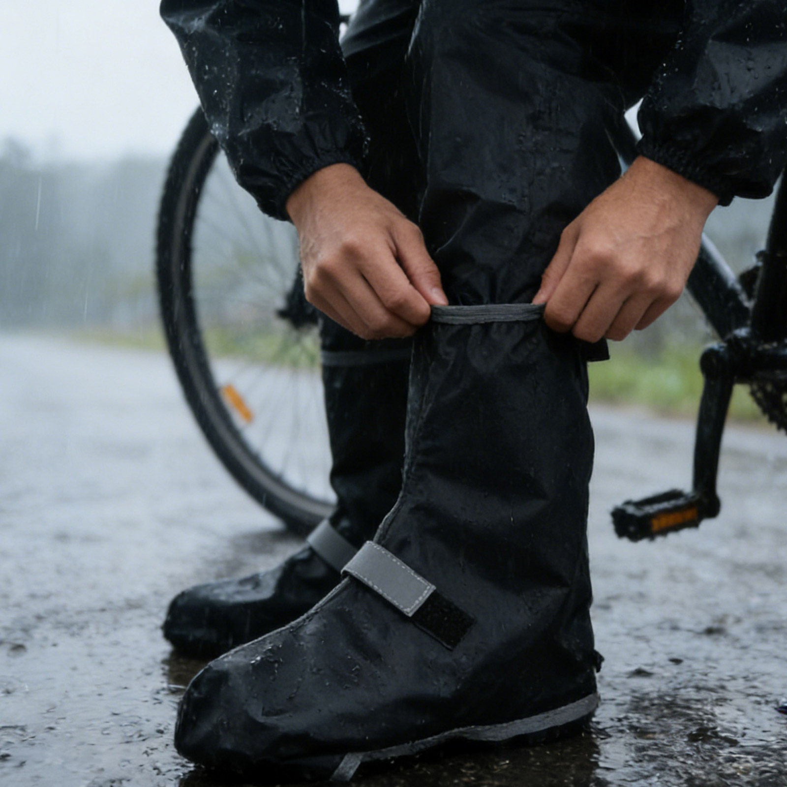 1Pair Waterproof Rain Shoe Cov - Cycling Commute In Rain ulasan dan harga