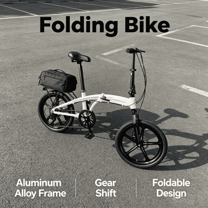 Adult Folding Bike - 20 Inch L - Commuter Biking ulasan dan harga