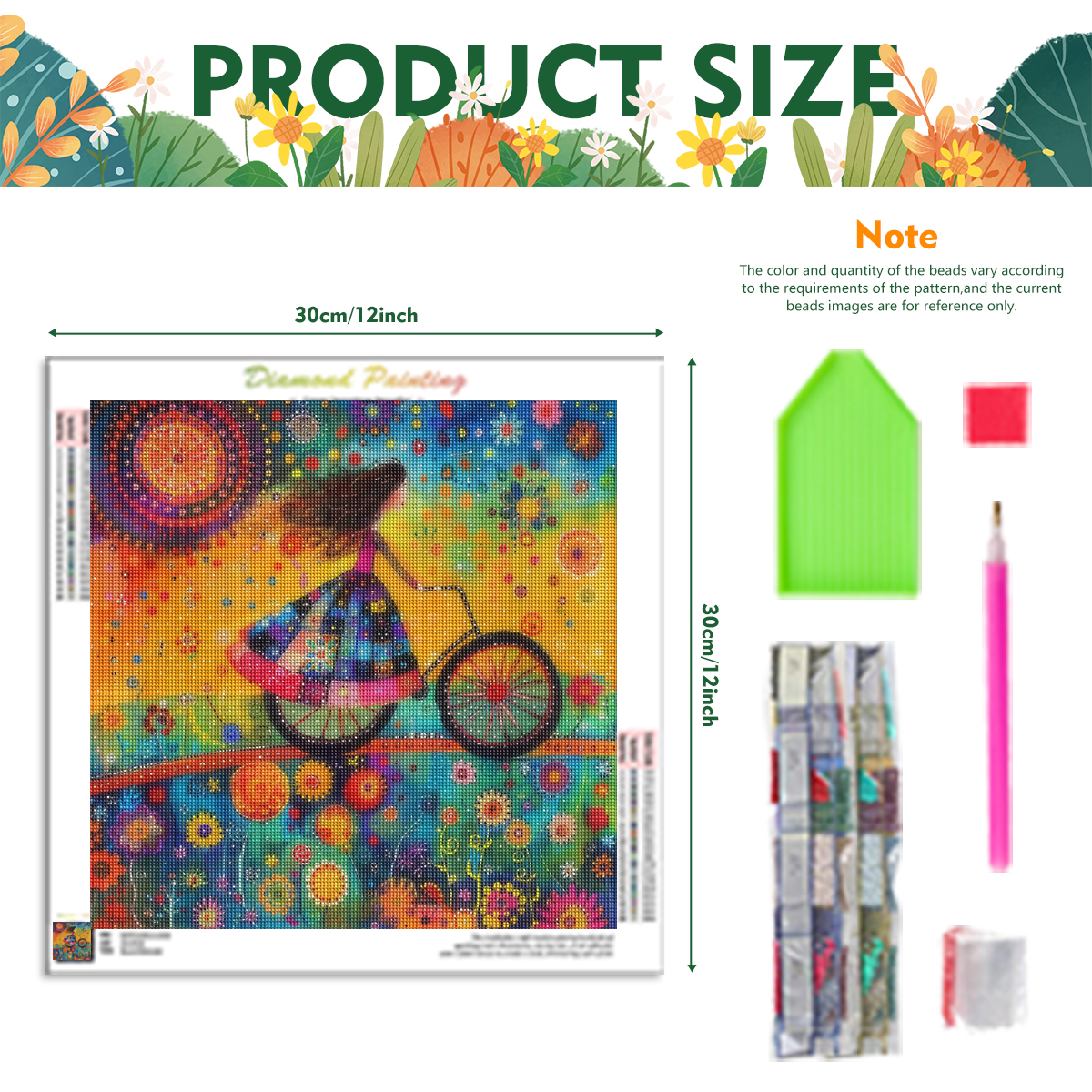 RUOPOTY 5D DIY Full Round/Squa - Cycling Zones ulasan dan harga