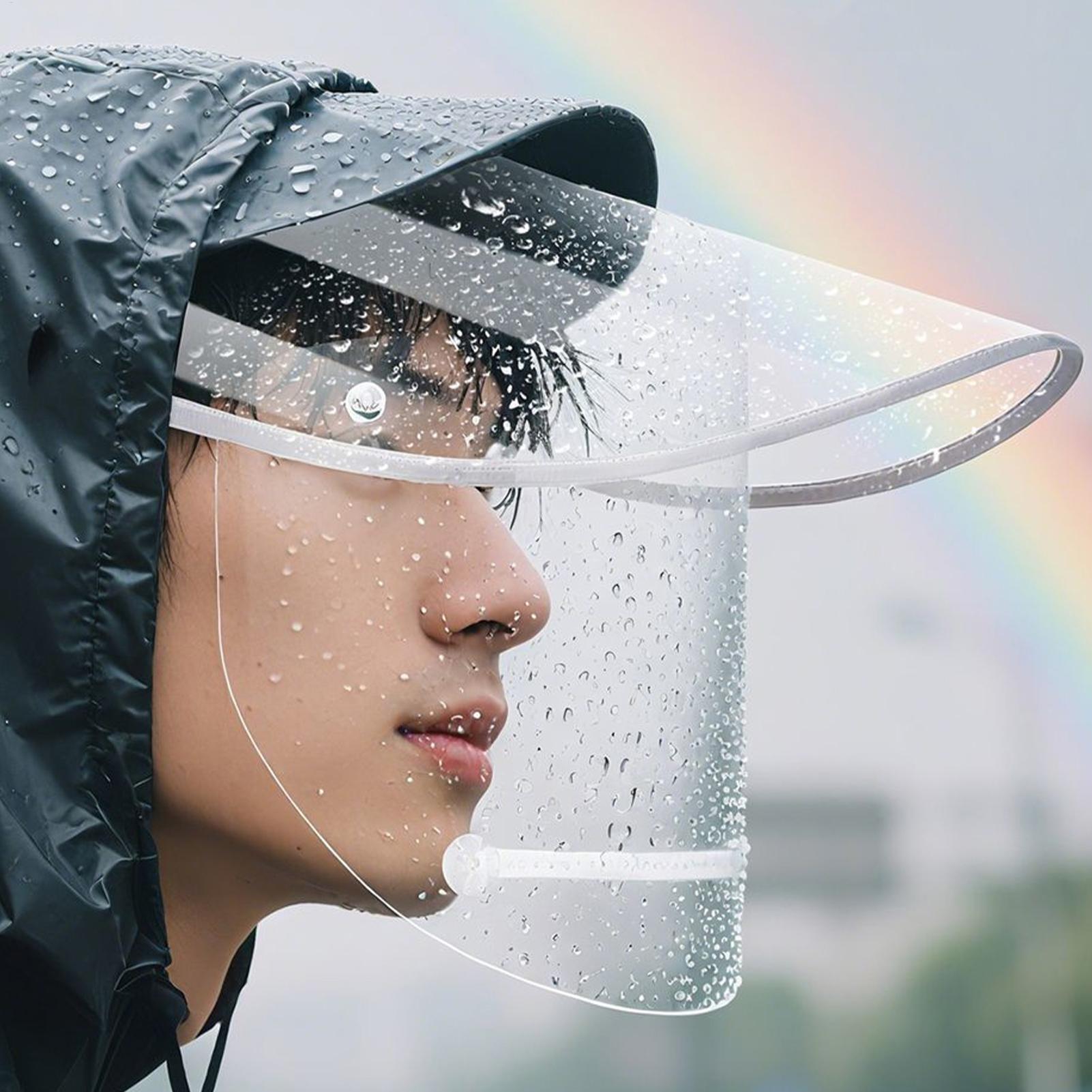 Rainproof Face Shield Clear Wi - Cycling Commute In Rain ulasan dan harga