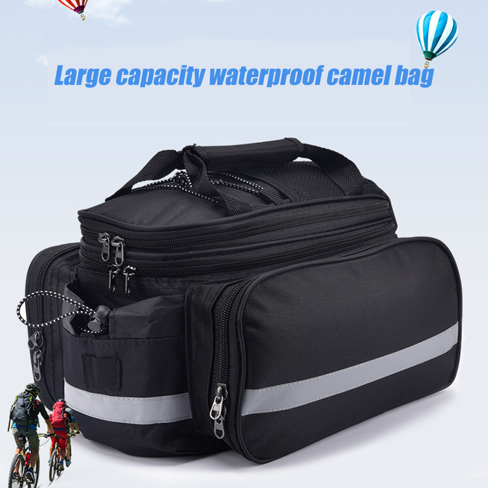 1pcs Bicycle Trunk Bag Bike Re - Waterproof Cycling Commute ulasan dan harga