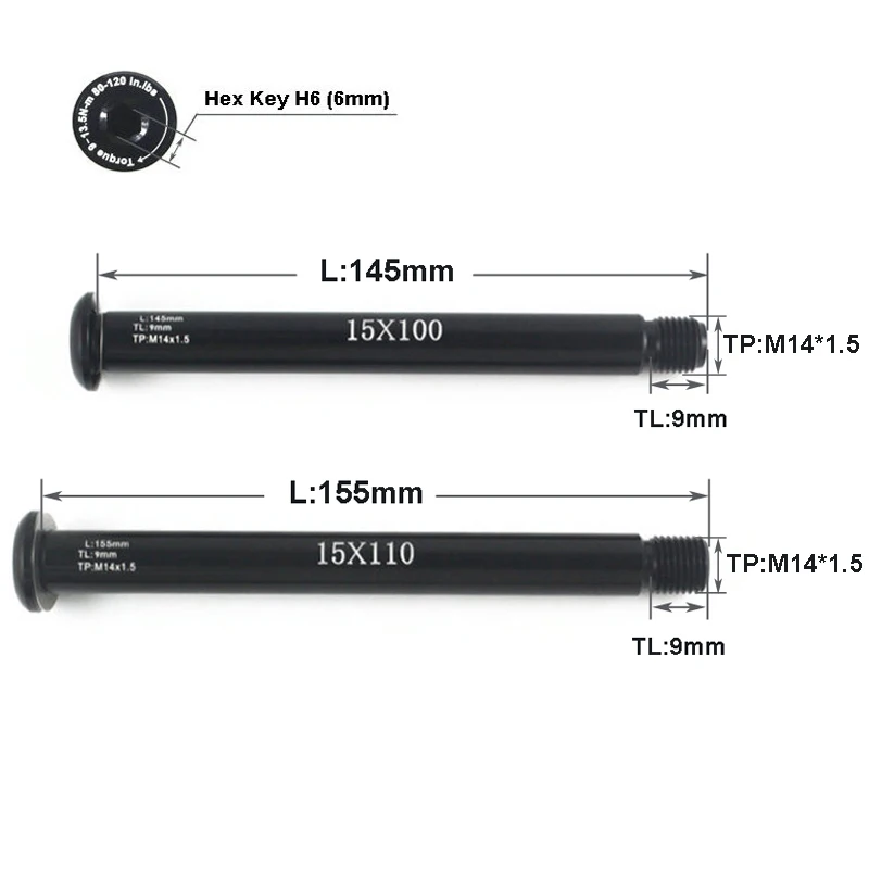 Bicycle Thru Axle 100/110 Wide - Dynamo Hub Front ulasan dan harga