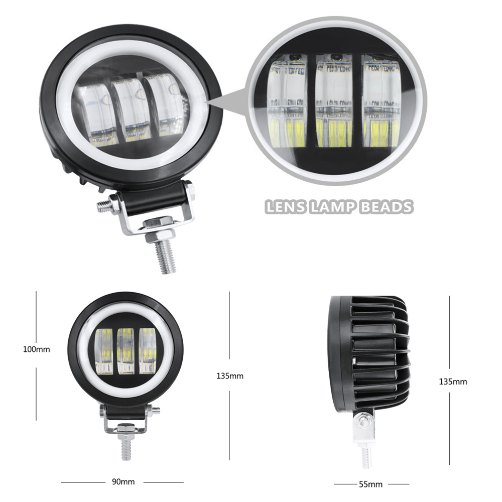 5 Inch Motorcycle Spotlight LE - Cycling Zones ulasan dan harga
