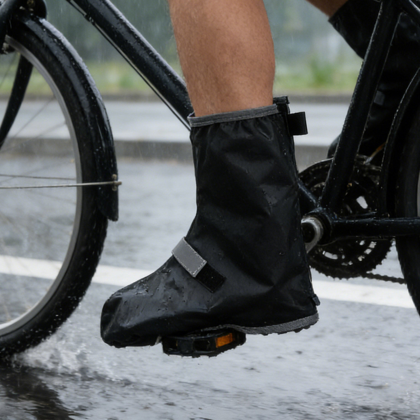 1Pair Waterproof Cycling Shoe  - Cycling Commute In Rain ulasan dan harga