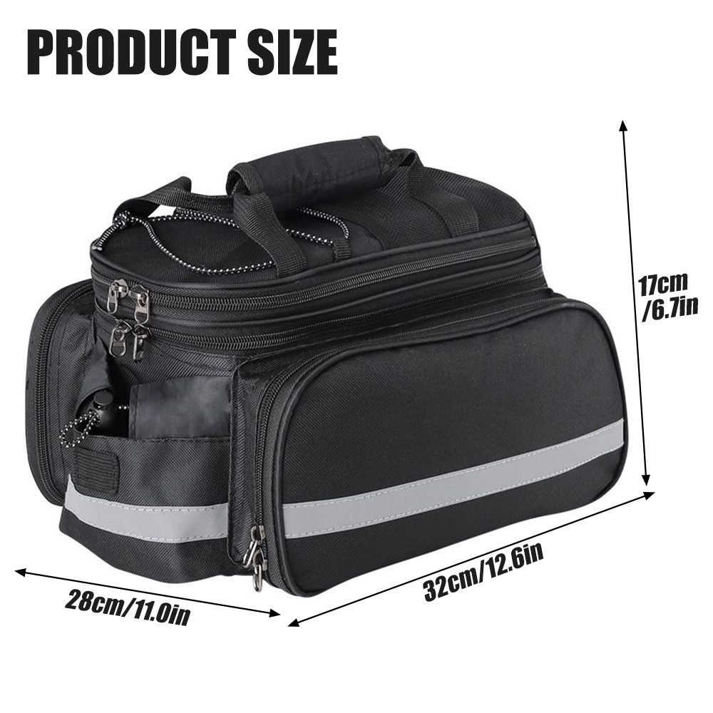 Bike Bags Bicycle Trunk Bag 27 - Cycling Commute In Rain ulasan dan harga