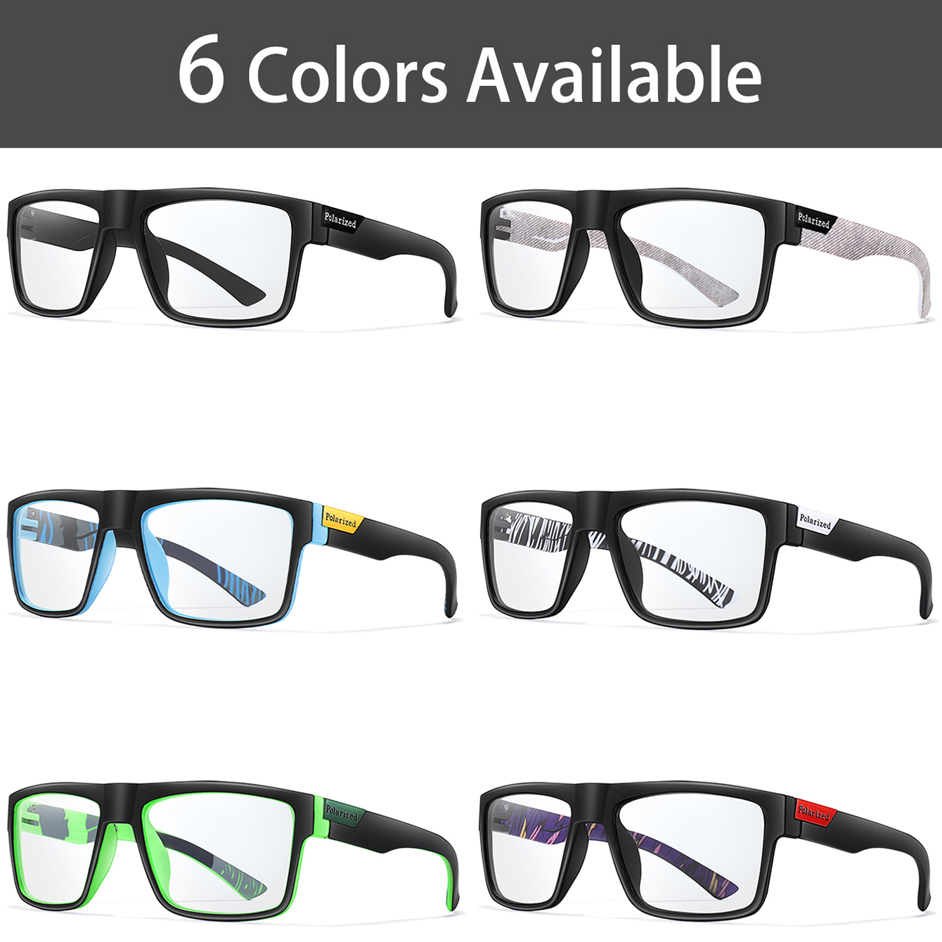 3-Pairs Classical Square Photo - Cycling Zones ulasan dan harga
