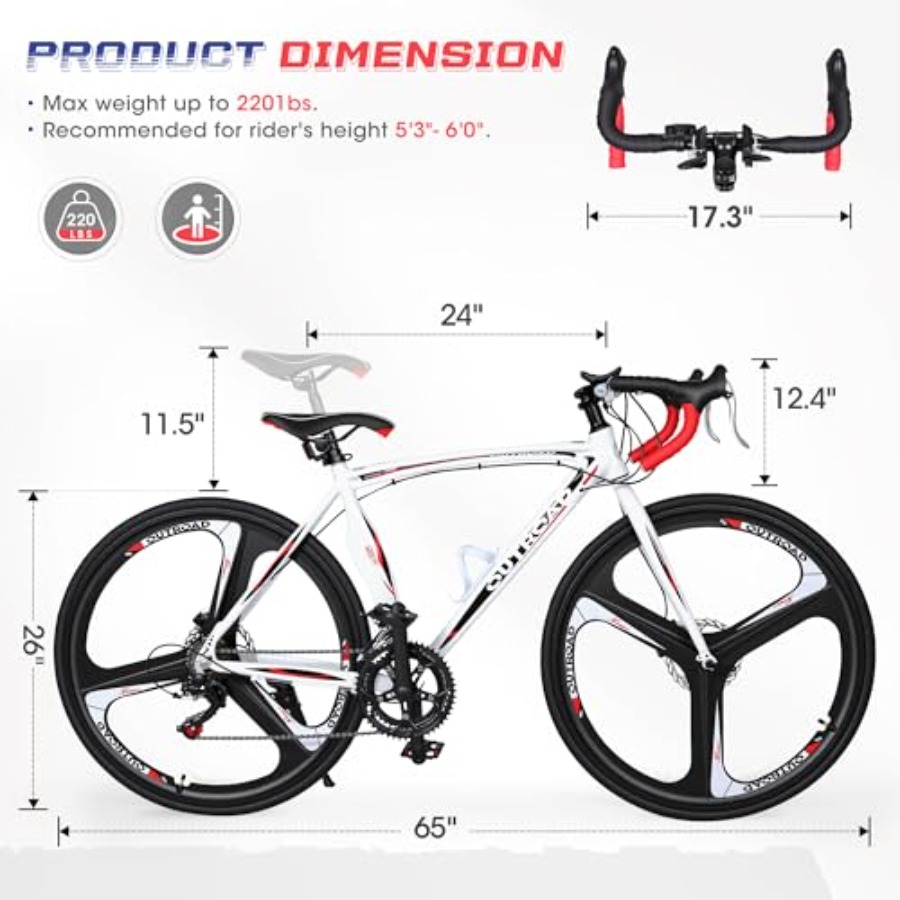 Road commuter bike for men and - Commuter Biking ulasan dan harga