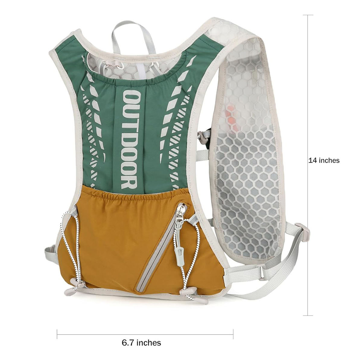 Reflective Running Hydration V - Reflective Vest Cycling ulasan dan harga