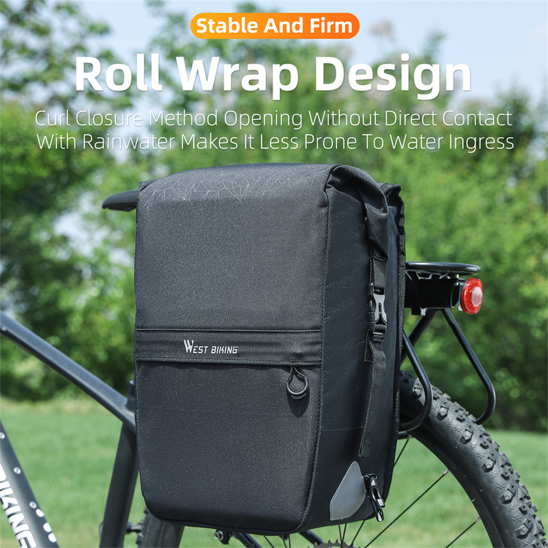 WEST BIKING 17-29L Bicycle Pan - Waterproof Cycling Commute ulasan dan harga