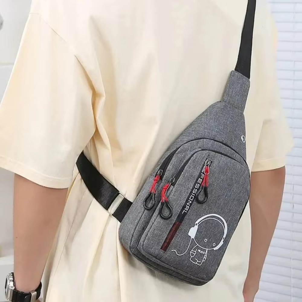 Glow Men's Chest Bag Waterproo - Waterproof Cycling Commute ulasan dan harga