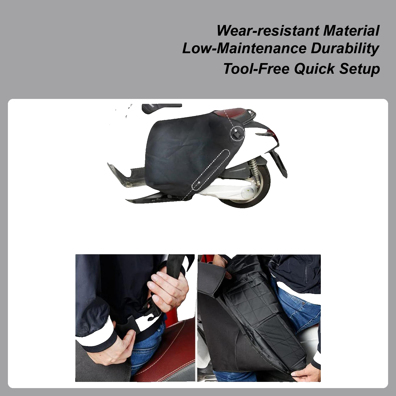Motorcycle Leg Protection Knee - Cycling To Commute ulasan dan harga
