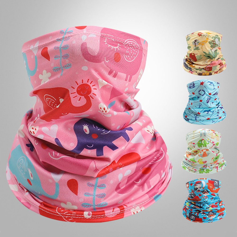 Kids Neck Cover Cute Ice Silk  - Cycling Loop ulasan dan harga