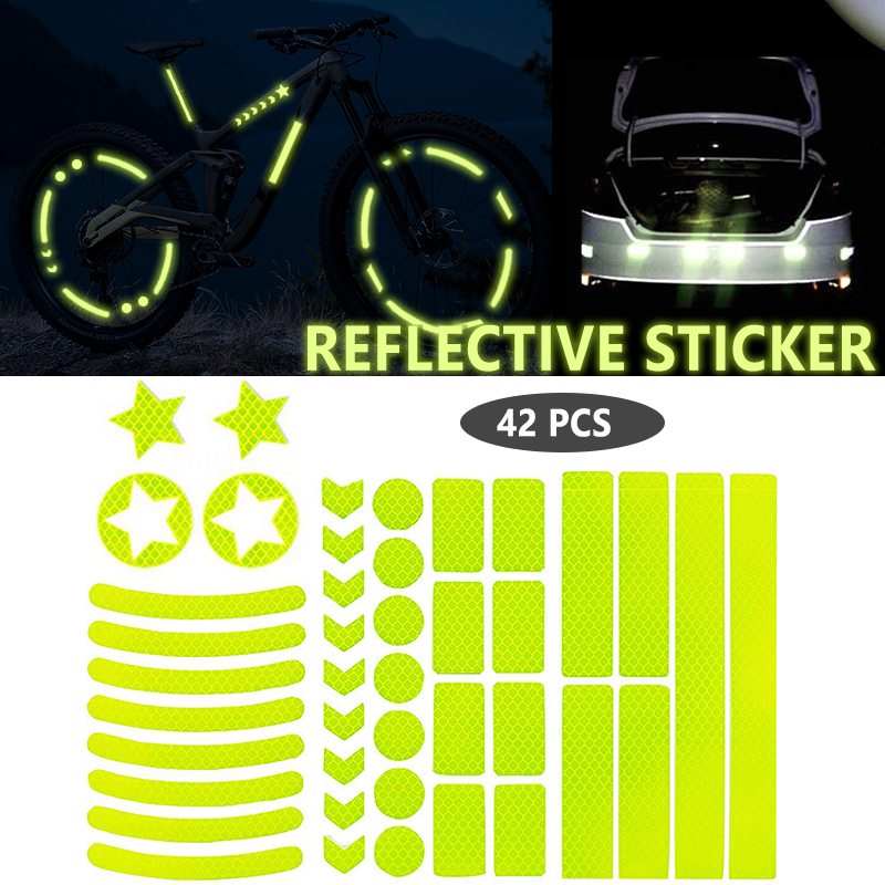 1 Set Car Tire Reflective Stic - Spoke Reflector Set ulasan dan harga