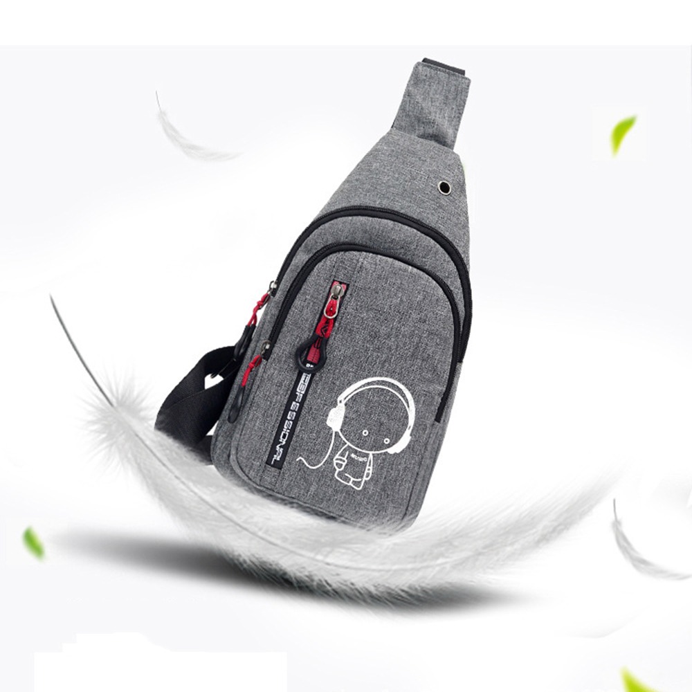 Glow Men's Chest Bag Large Cap - Waterproof Cycling Commute ulasan dan harga