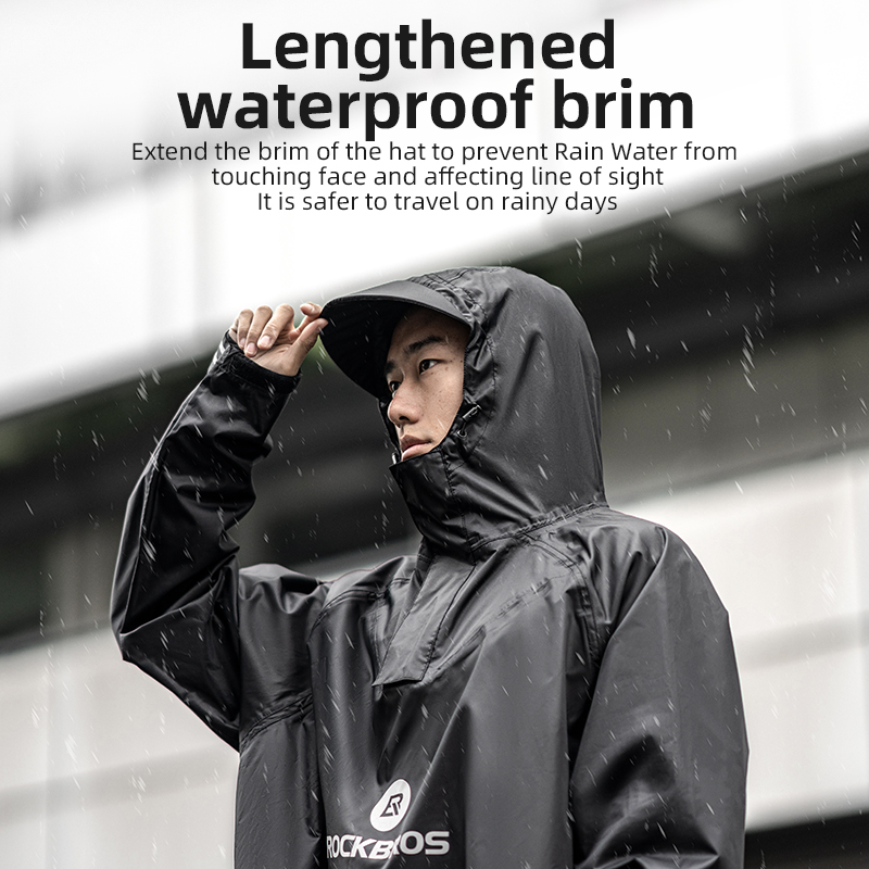 ROCKBROS Bicycle Raincoat Cycl - Cycling Commuter Rain Jacket ulasan dan harga