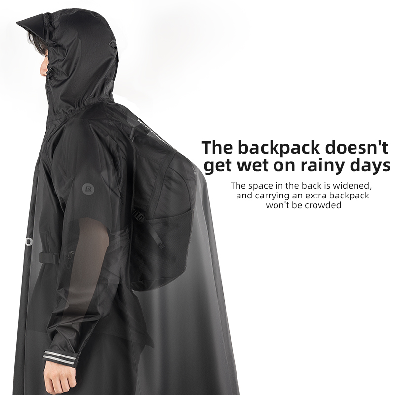 ROCKBROS Bicycle Raincoat Cycl - Cycling Commuter Rain Jacket ulasan dan harga