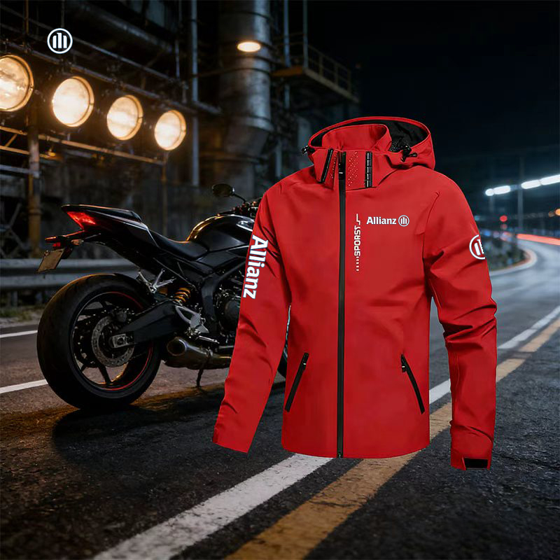 2026 allianz logo Men's outdoo - Cycling Rain Jacket Commute ulasan dan harga